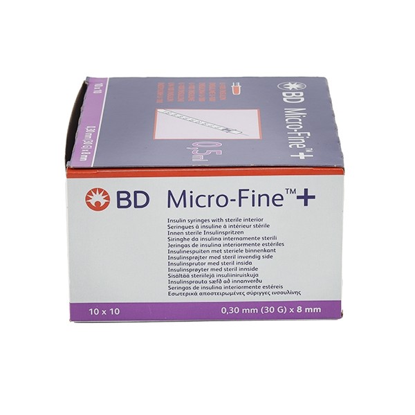BD Microfine + Seringue à insuline 30 G