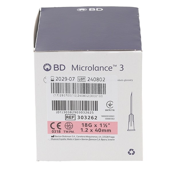 BD Microlance 3 Aiguille hypodermique x100