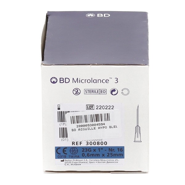 BD Microlance 3 Aiguille hypodermique x100
