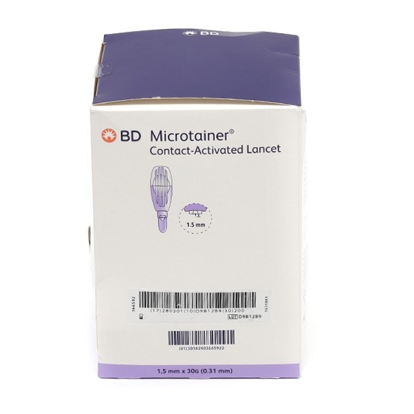 BD Microtainer Contact Lancettes