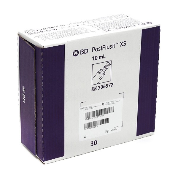 BD PosiFlush XS seringue saline