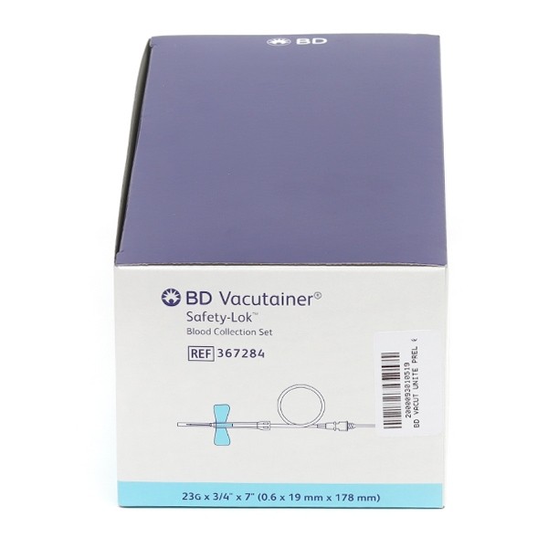 BD Vacutainer Safety Lok unité de prélèvement sécurisé 50 unités