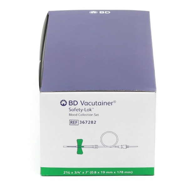 BD Vacutainer Safety Lok unité de prélèvement sécurisé 50 unités