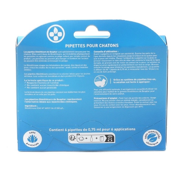 Beaphar Diméthicare Chaton pipette anti puce
