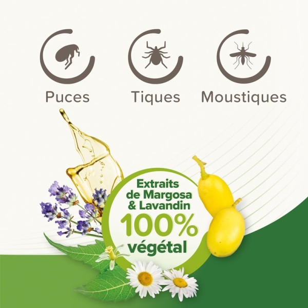 Collier répulsif antiparasitaire Vetopure Chien