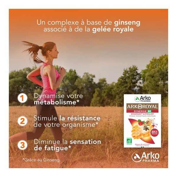 Arkoroyal Dynergie Bio ampoules