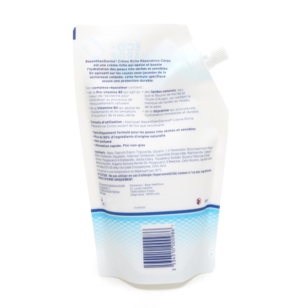 Bepanthen Derma Crème riche réparatrice corps