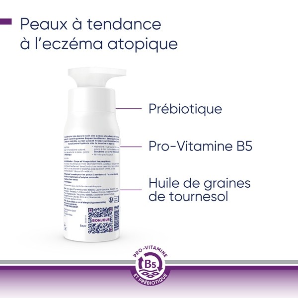 Bepanthen Derma SensiControl gel lavant protecteur