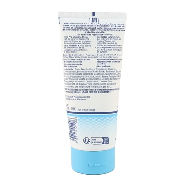 Bepanthen Derma Crème riche réparatrice corps