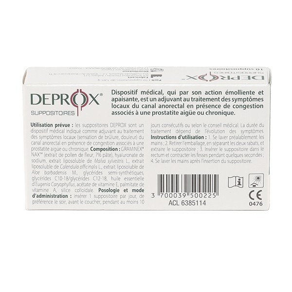 Deprox suppositoires