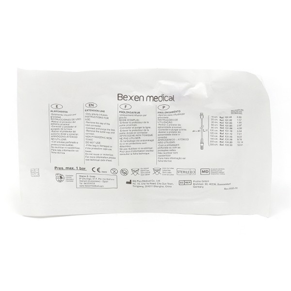 Bexen prolongateur pour pousse-seringue