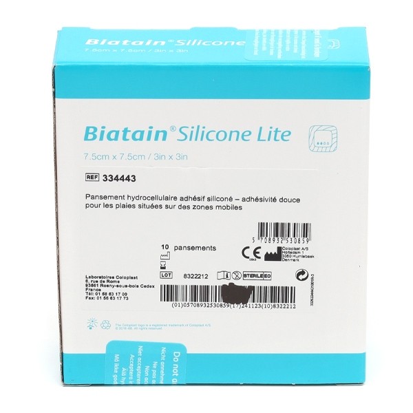 Biatain Silicone Lite pansement adhésif siliconé