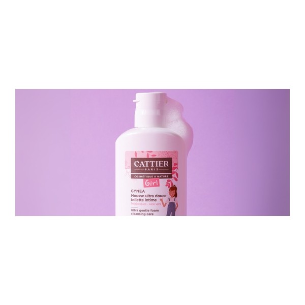 Cattier Gynéa girl Mousse ultra douce toilette intime
