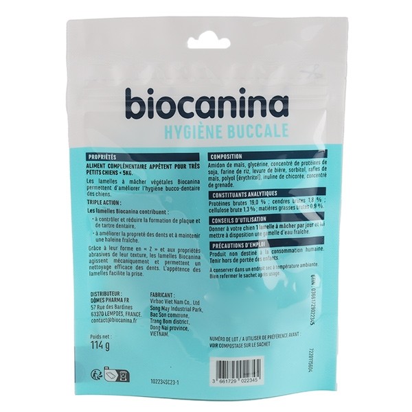 Biocanina Triodental Chien lamelles
