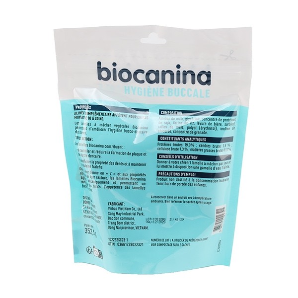 Biocanina Triodental Chien lamelles