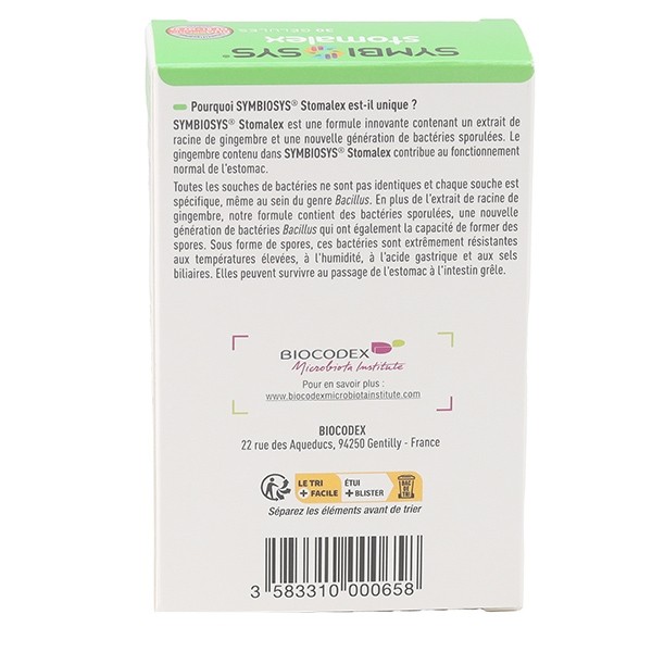 Symbiosys Stomalex gélules