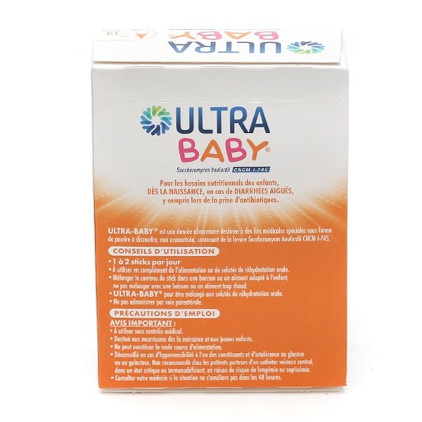 Ultra Baby antidiarrhéique bébé sticks