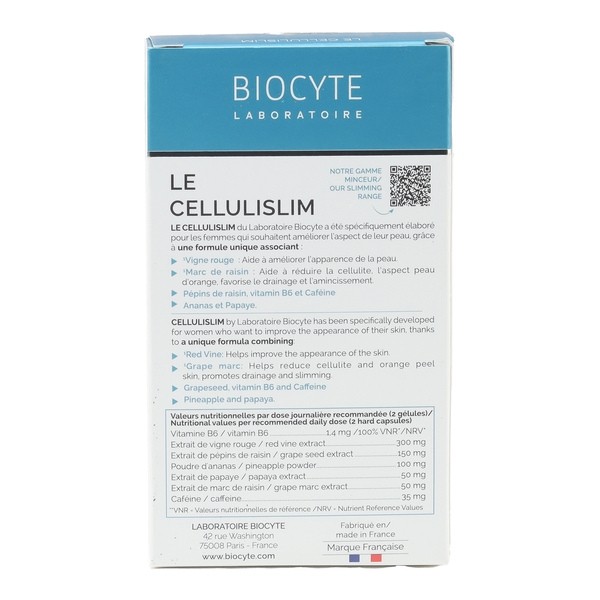 Biocyte Le Cellulislim gélules