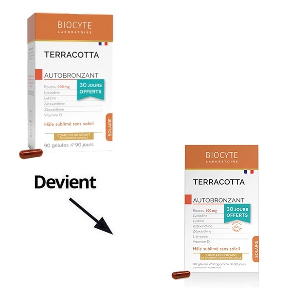 Biocyte Terracota Autobronzant gélules