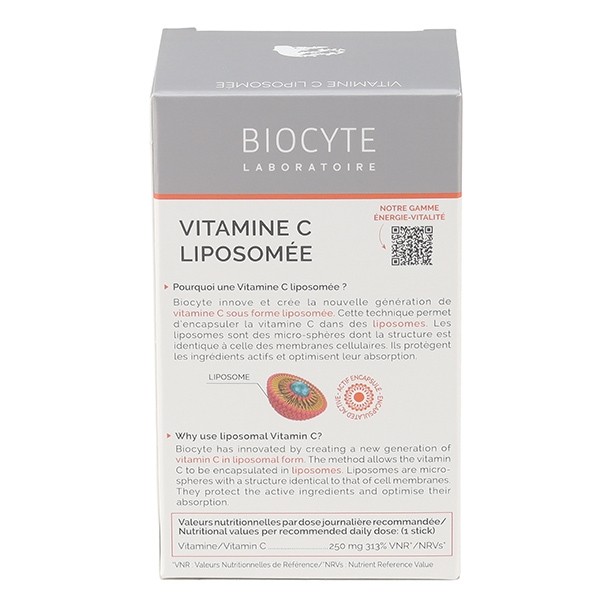 Biocyte Vitamine C liposomée sticks