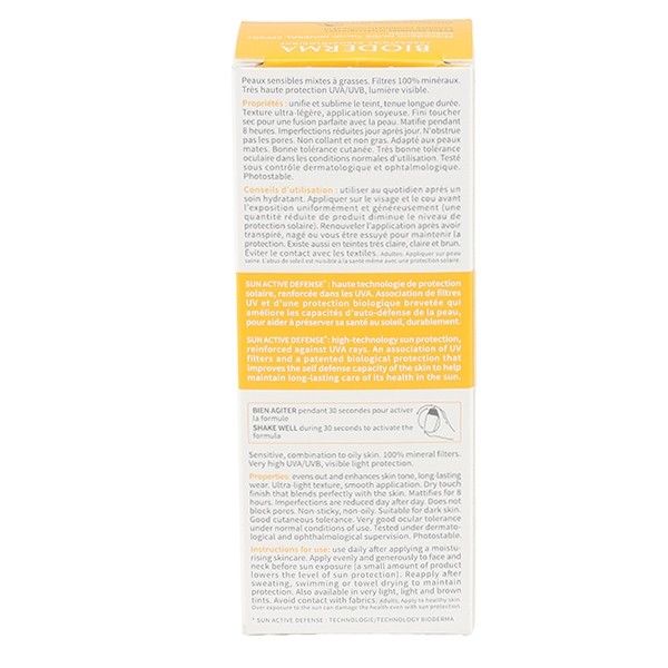Bioderma Photoderm Nude Touch Mineral fluide solaire teinté SPF 50+