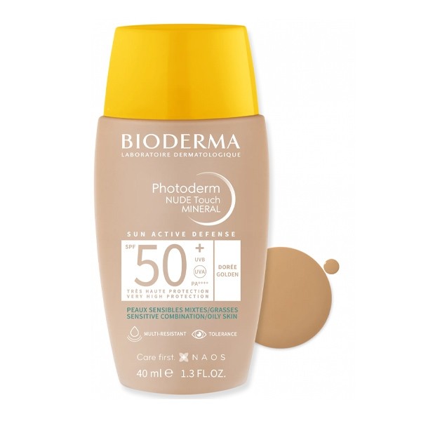 Bioderma Photoderm Nude Touch Mineral fluide solaire teinté SPF 50+