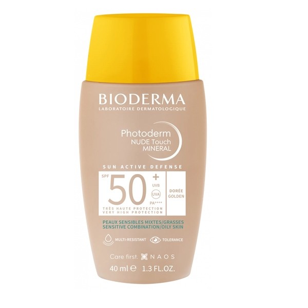 Bioderma Photoderm Nude Touch Mineral fluide solaire teinté SPF 50+