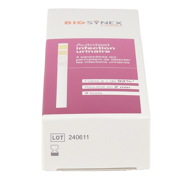Biosynex autotest infection urinaire bandelettes