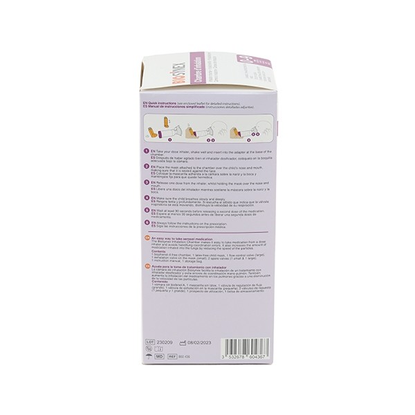 Biosynex chambre d'inhalation de 0 à 9 mois