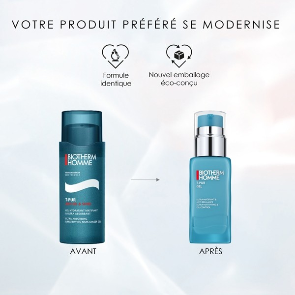 Biotherm Homme T-Pur Gel hydratant visage