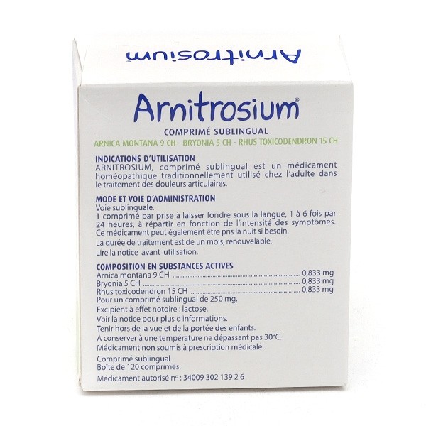 Arnitrosium Boiron comprimé sublingual