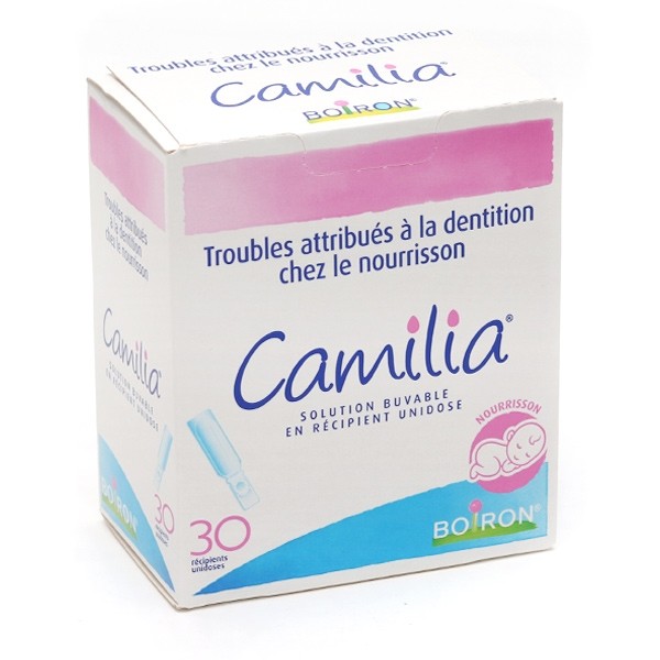 Camilia dents bébé Boiron unidoses