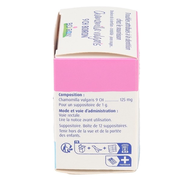 Chamomilla vulgaris 9 CH suppositoire Boiron
