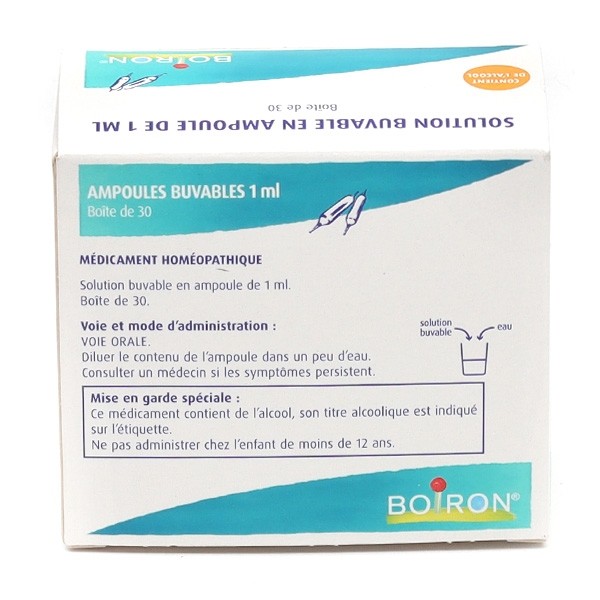 Boiron Disci Lumbales 5 CH ampoules buvables