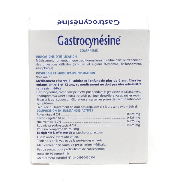 Gastrocynésine Boiron comprimé