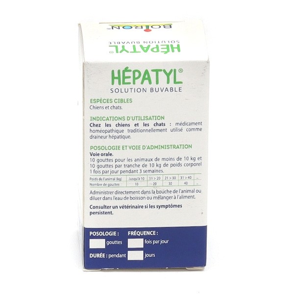 Hépatyl Solution buvable homéopathique