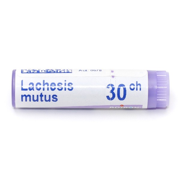 Boiron Lachesis mutus dose