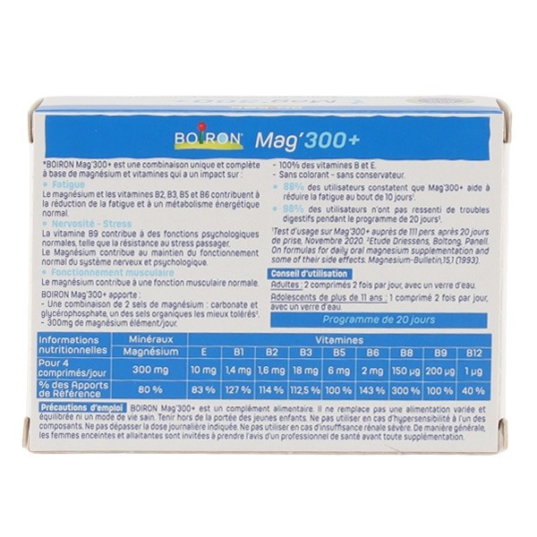 Mag 300+ comprimés