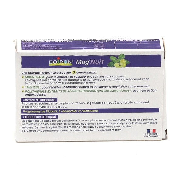 Boiron Mag'Nuit gélules