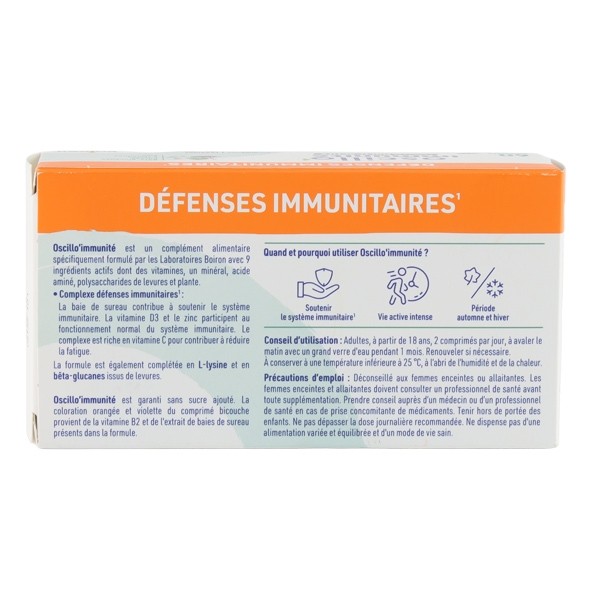 Oscillo Immunité comprimés