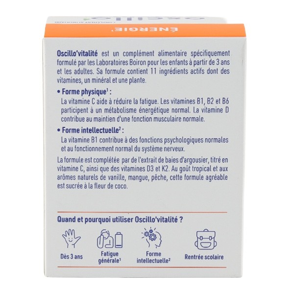 Oscillo vitalité sticks