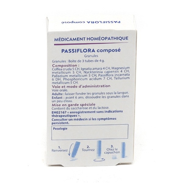 Boiron Passiflora Composé pack de granules homéopathiques