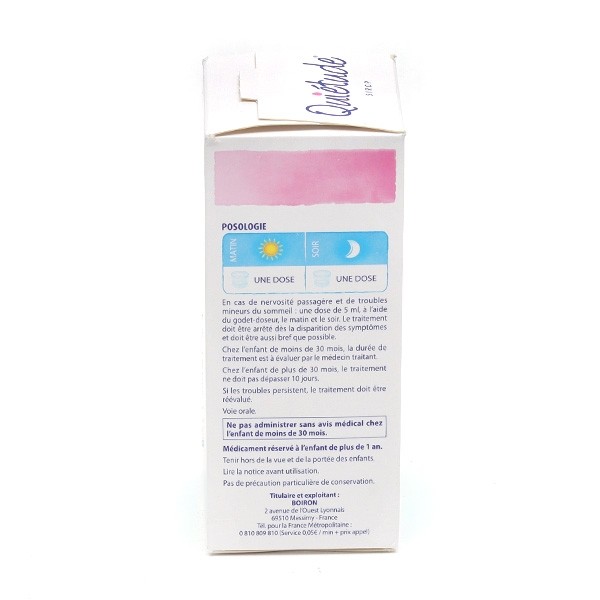 Boiron Quiétude sirop sommeil bébé