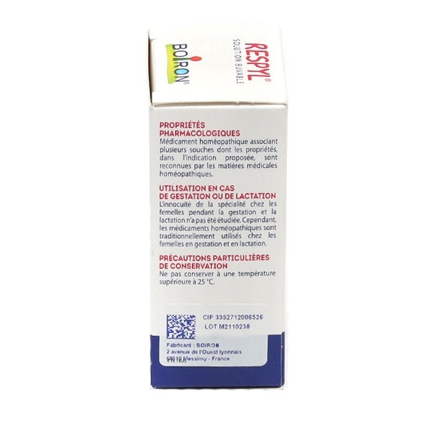 Boiron Respyl solution buvable