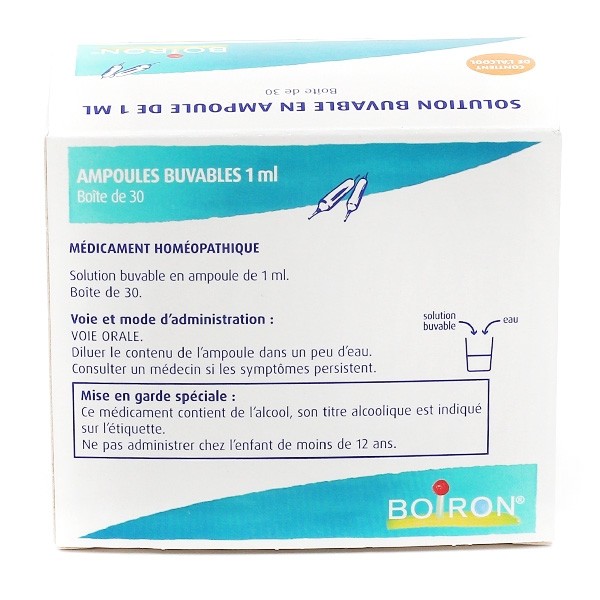 Boiron Rhodonite 8 DH ampoules buvables