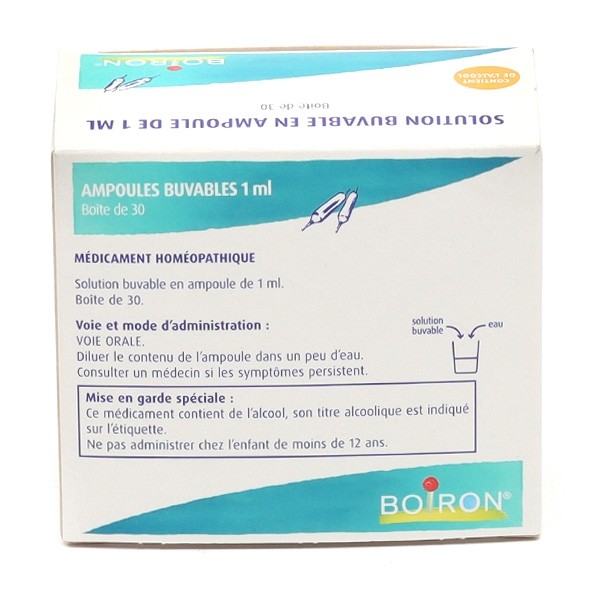 Boiron Serum Anticolibacillaire 9CH ampoules buvables