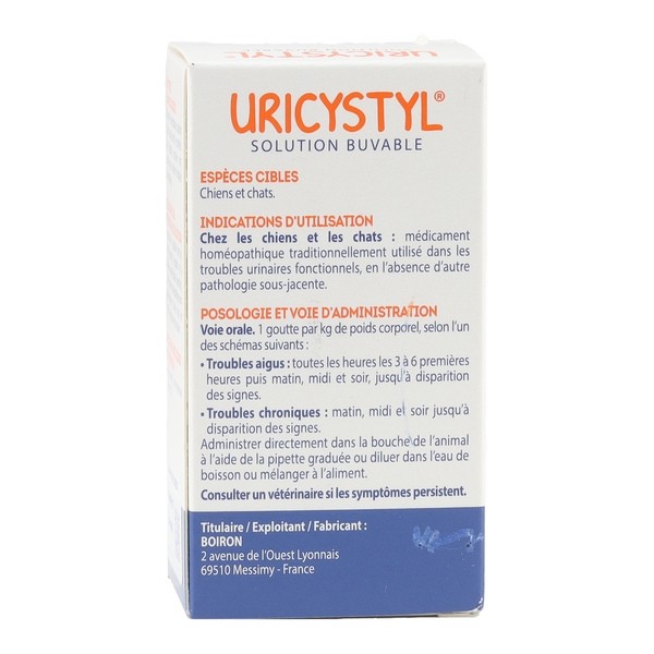 Boiron Uricystyl Solution buvable