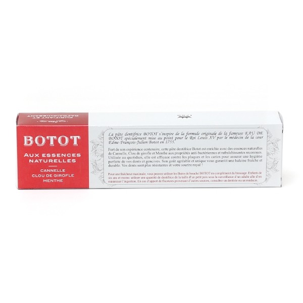 Botot dentifrice Cannelle Clou de girofle Menthe
