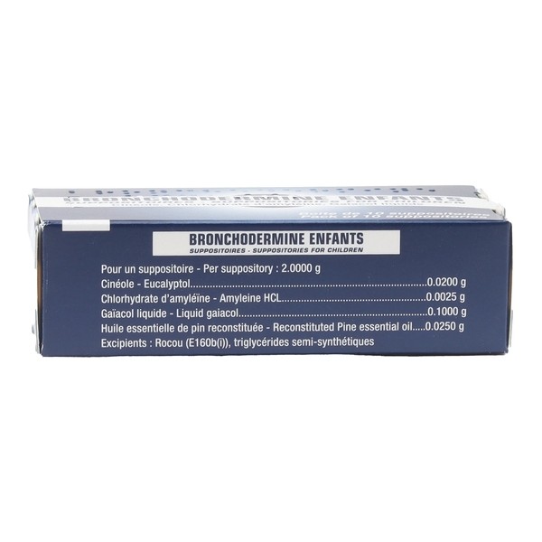 Bronchodermine Enfants suppositoires