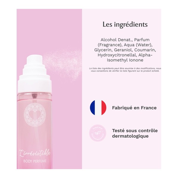 Musc Intime Parfum corps Musc blanc L'irrésistible